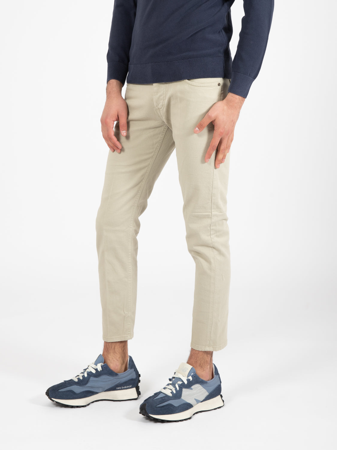 Pantaloni Davis Bull shorter beige