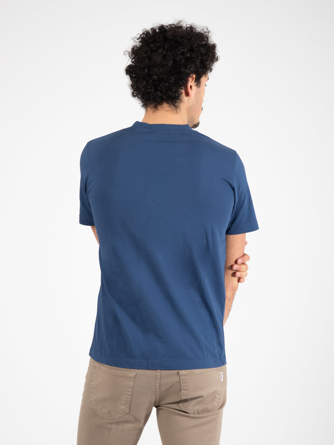 T-shirt basica blu chiaro