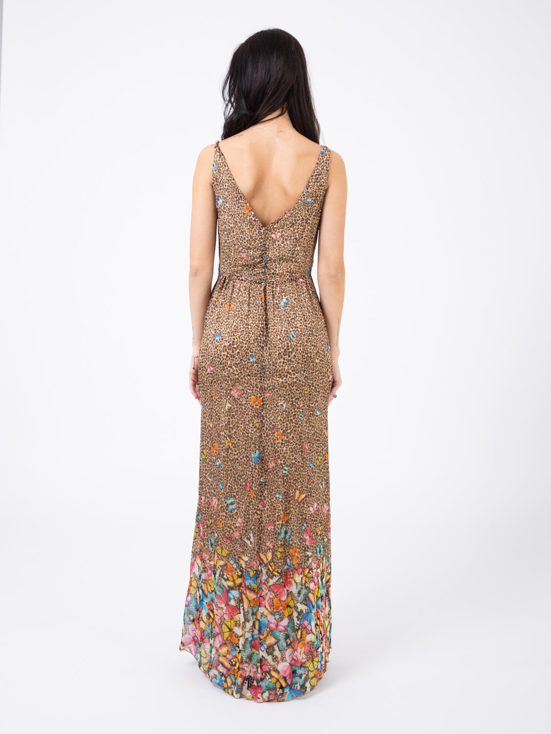 Wild butterflies long dress
