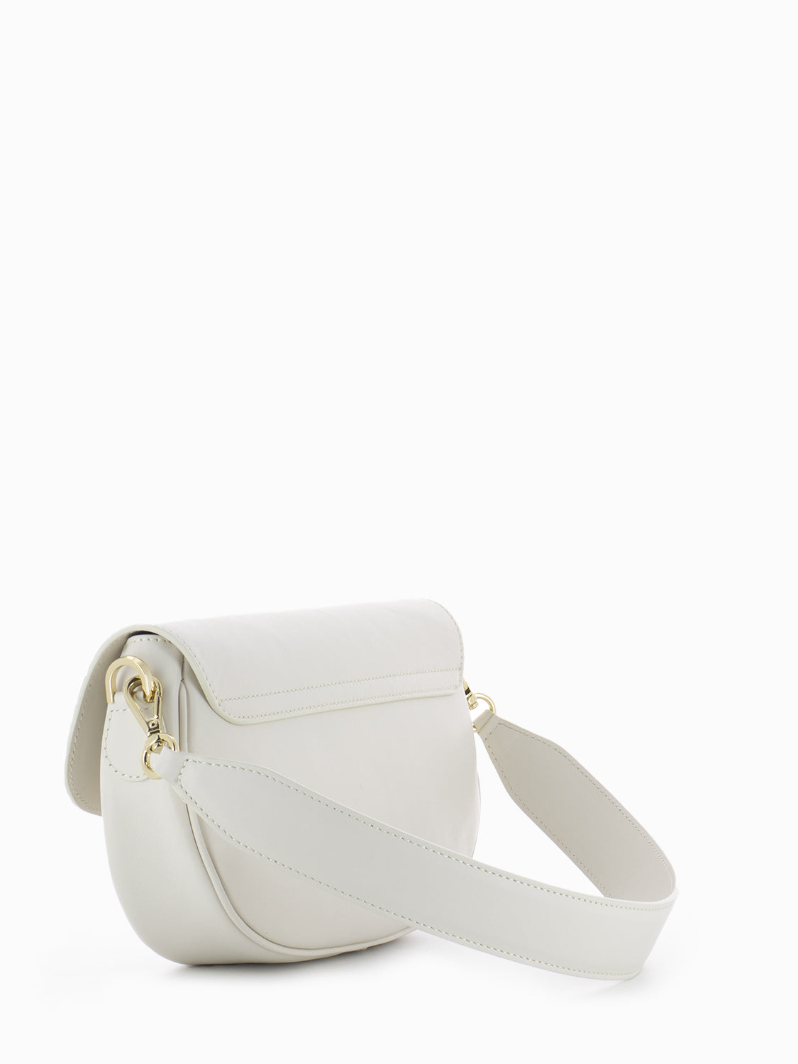 Small hobo bag with angora flap