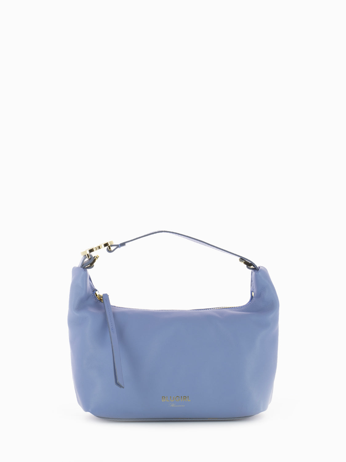 Small zip hobo bag sky