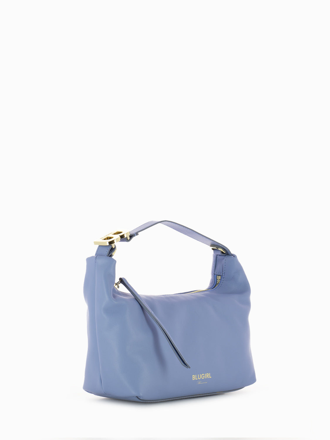 Small zip hobo bag sky