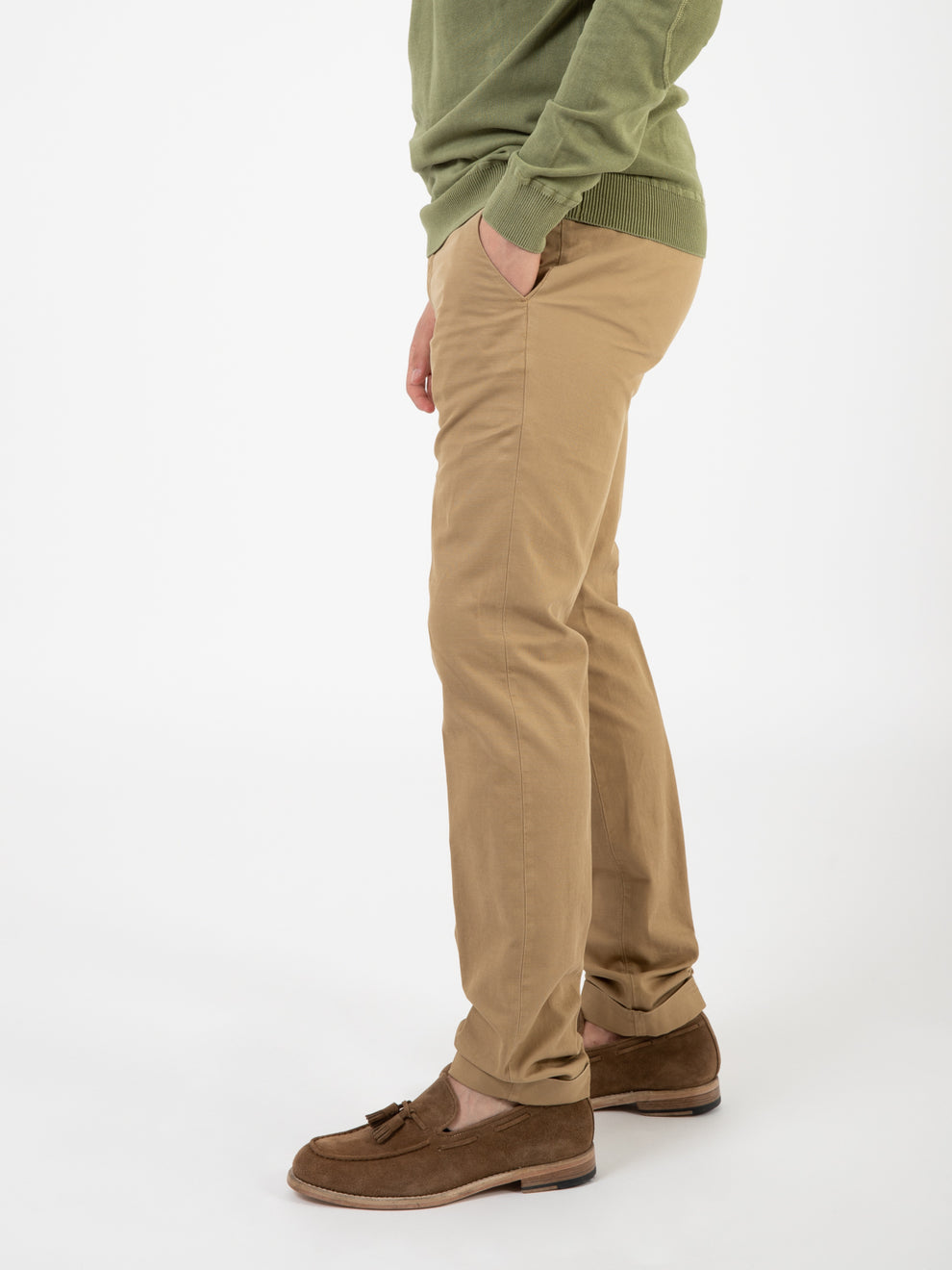 BG03 linen/cotton trousers hazelnut