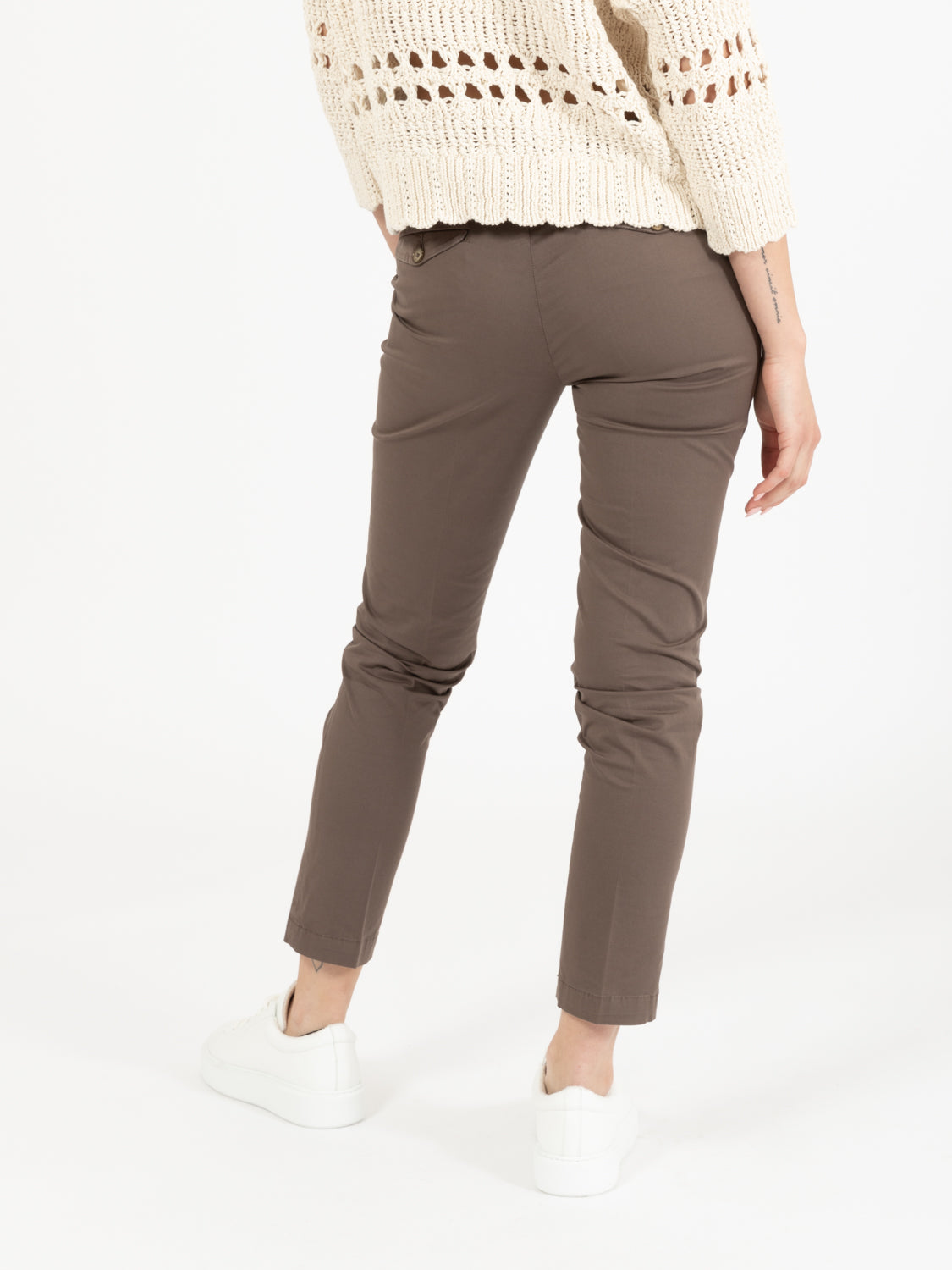 Nicole brown chino pants