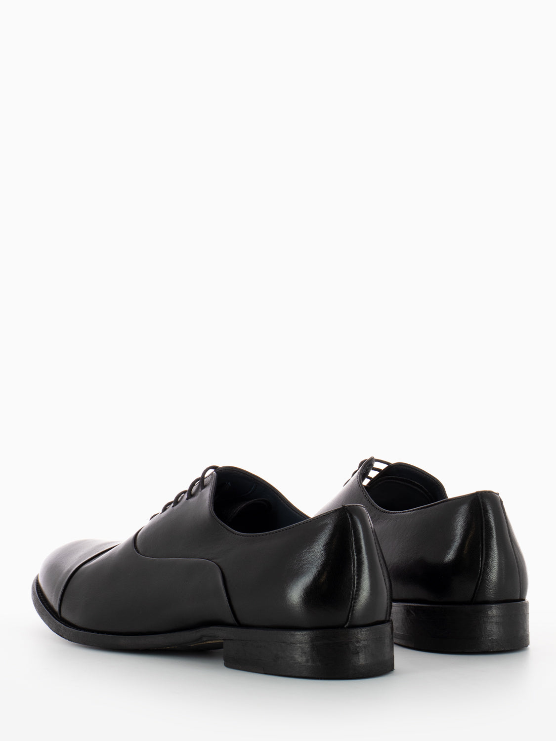 Black Leather Oxford