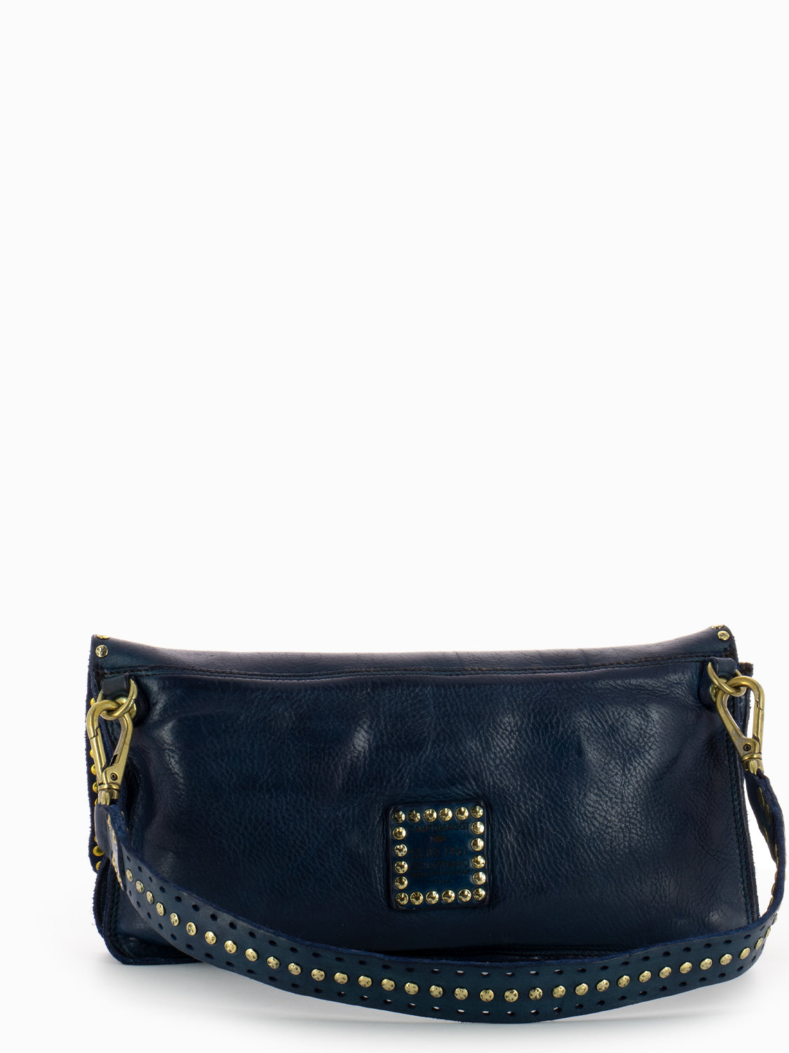Sapphire Leather Shoulder Bag