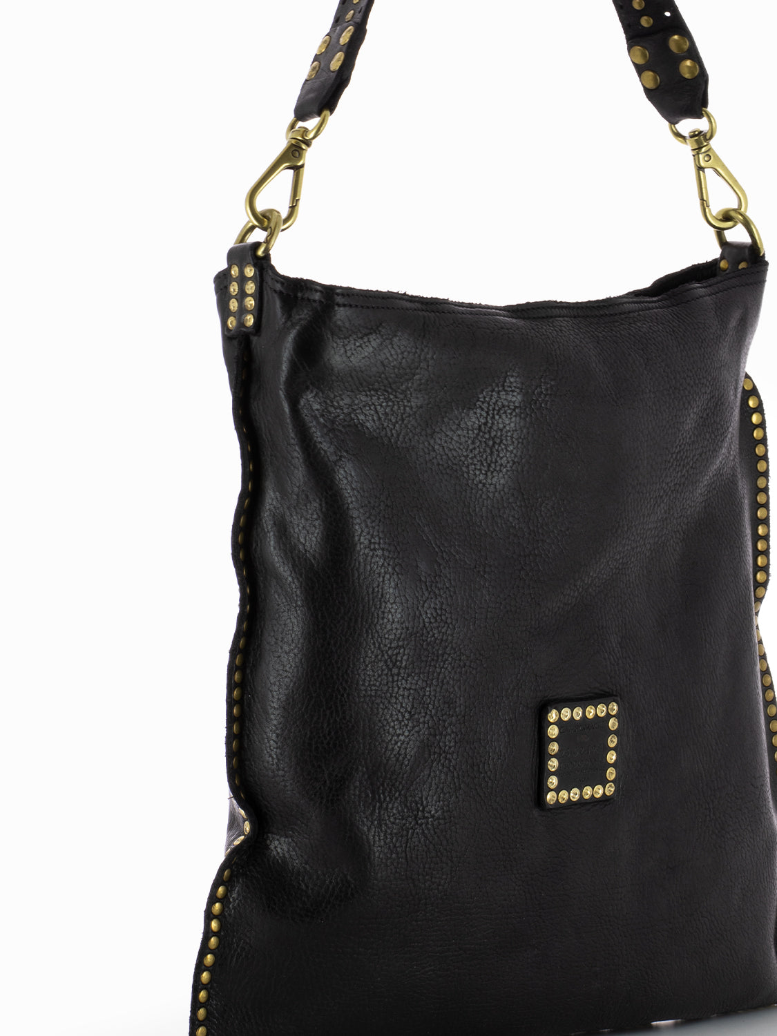 Black Kura Bag with Rivets