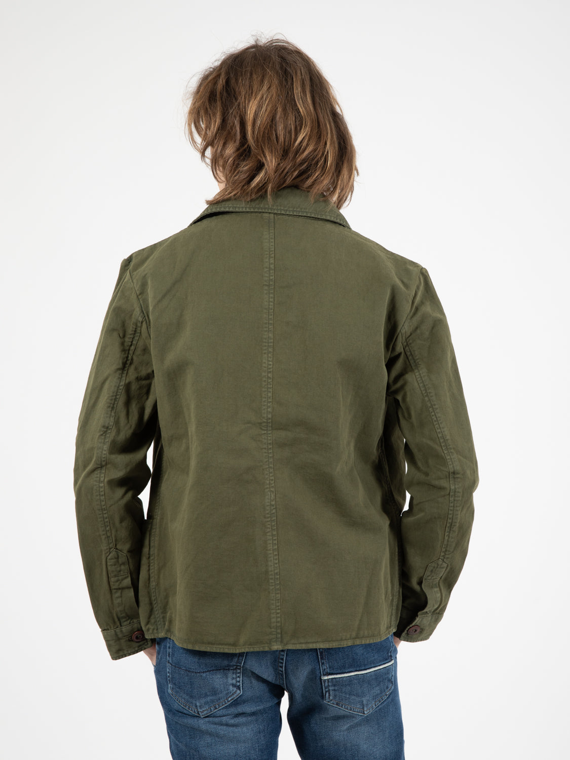 Giacca camicia G514 verde