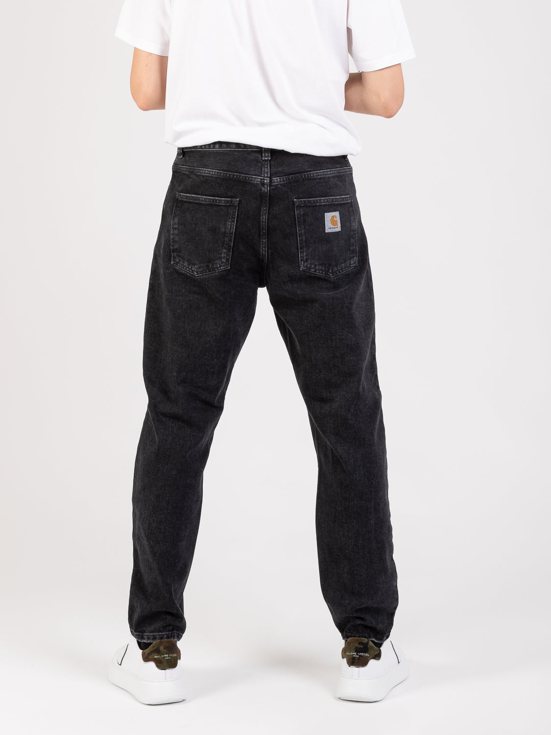 Newel Pant Black Stone Washed