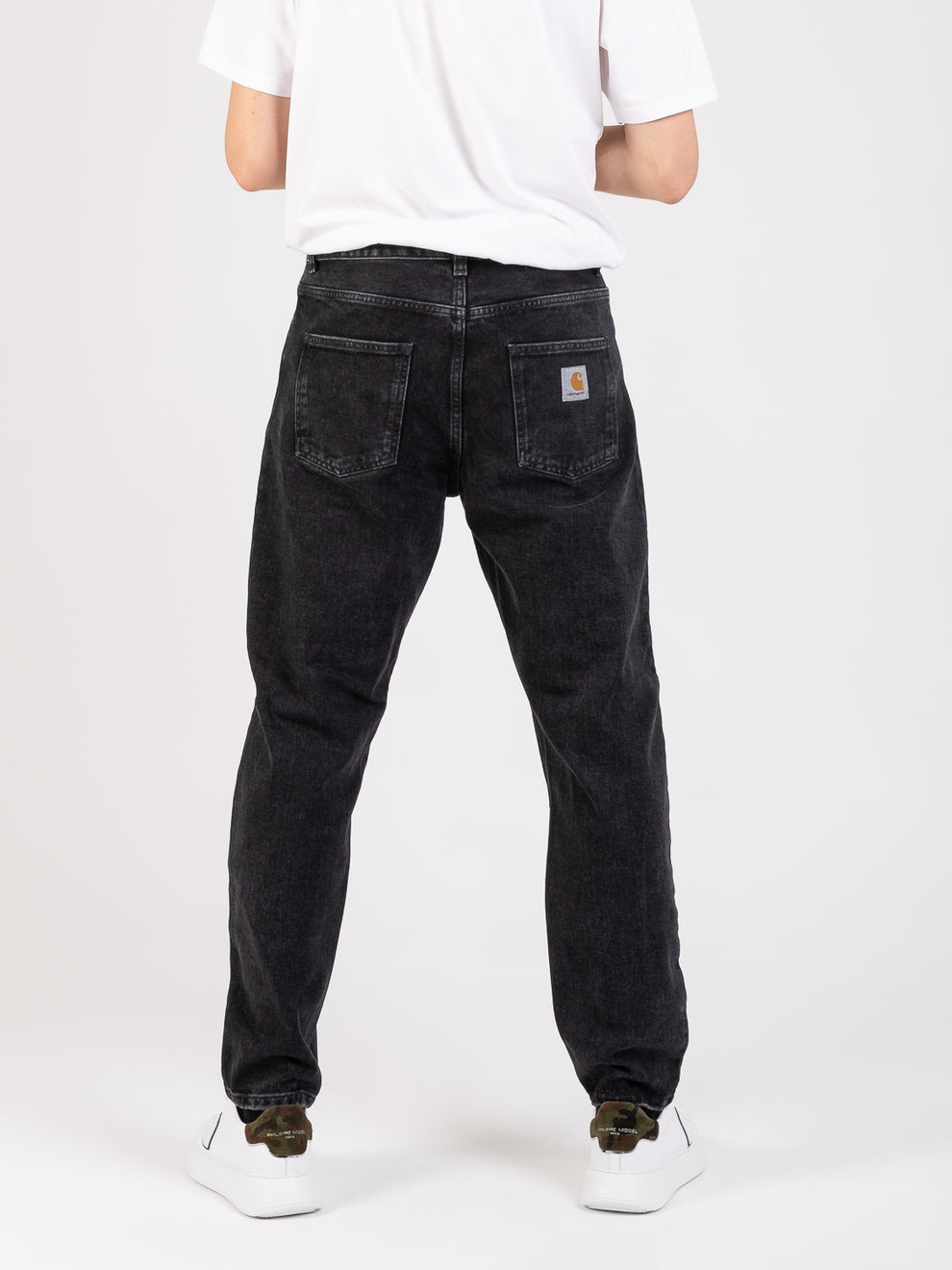 Newel Pant Black Stone Washed