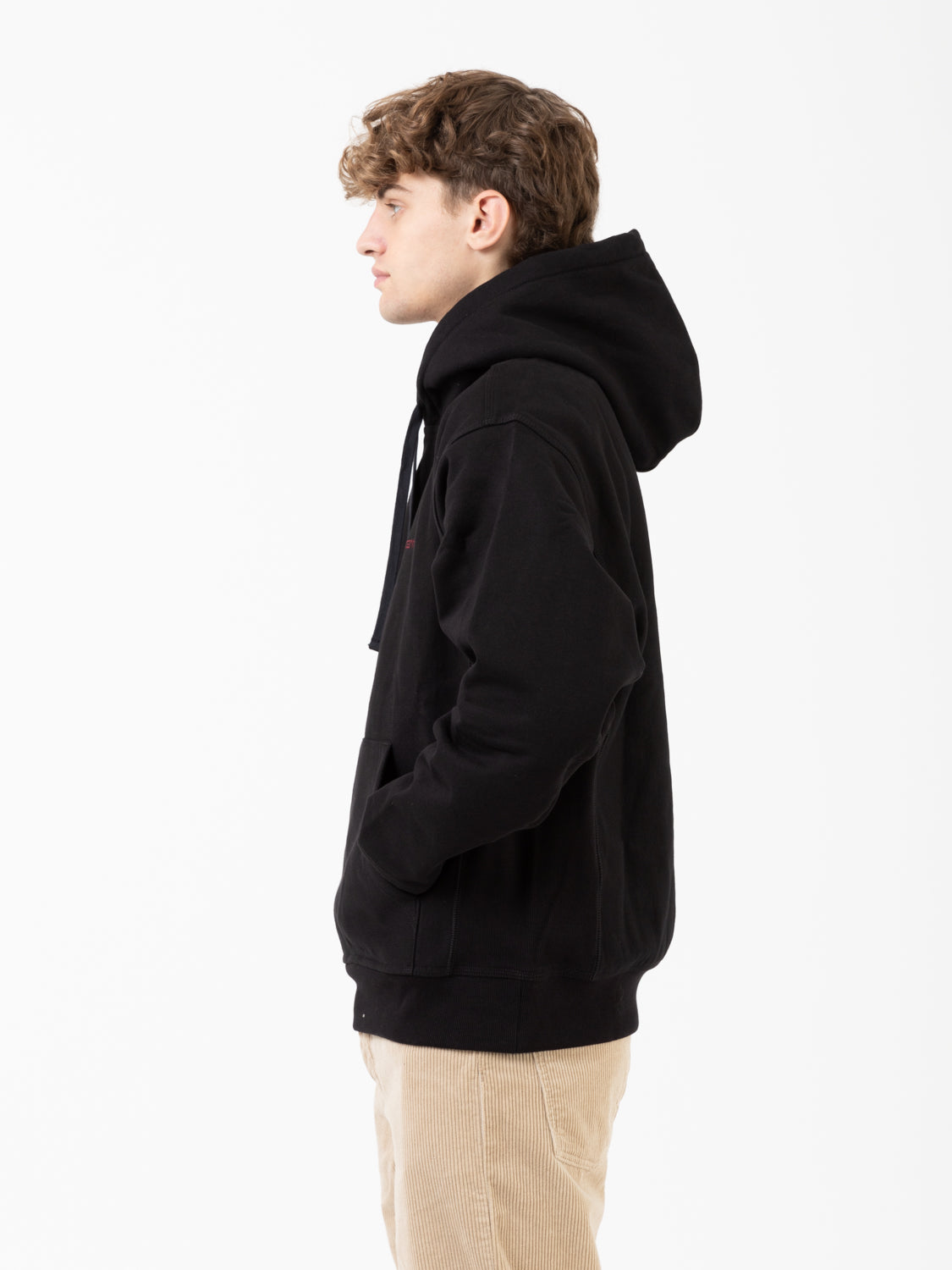Hooded American Script Sweat black