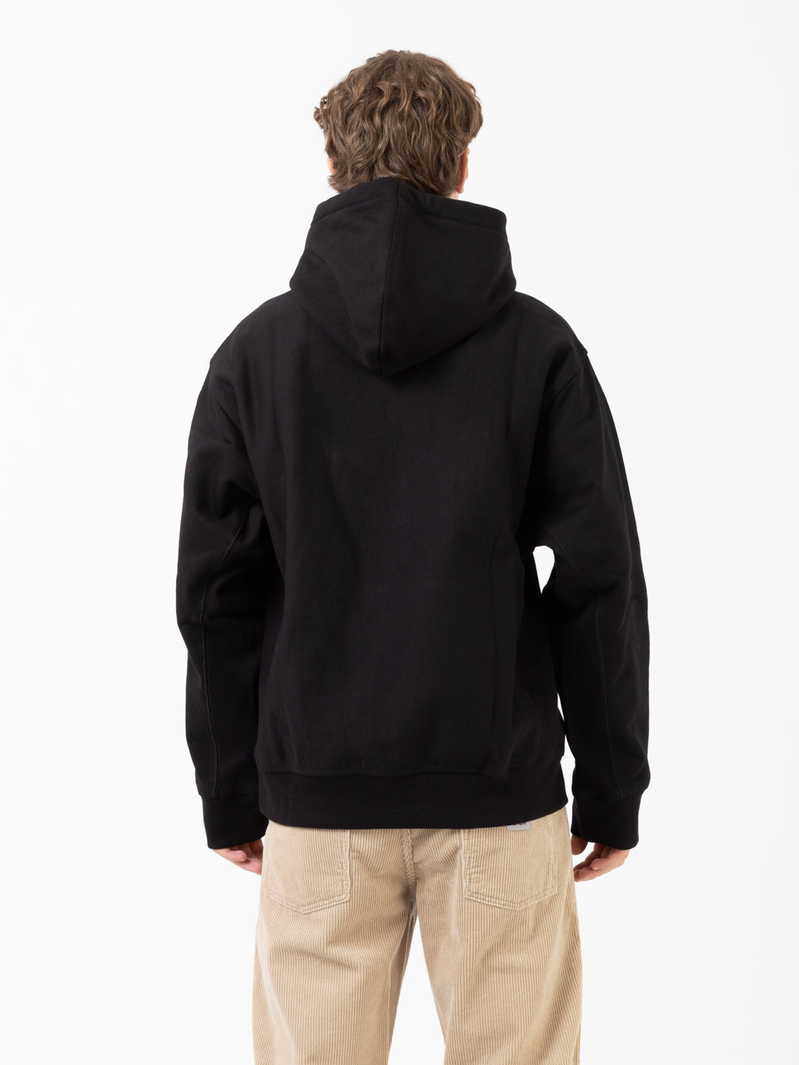 Hooded American Script Sweat black