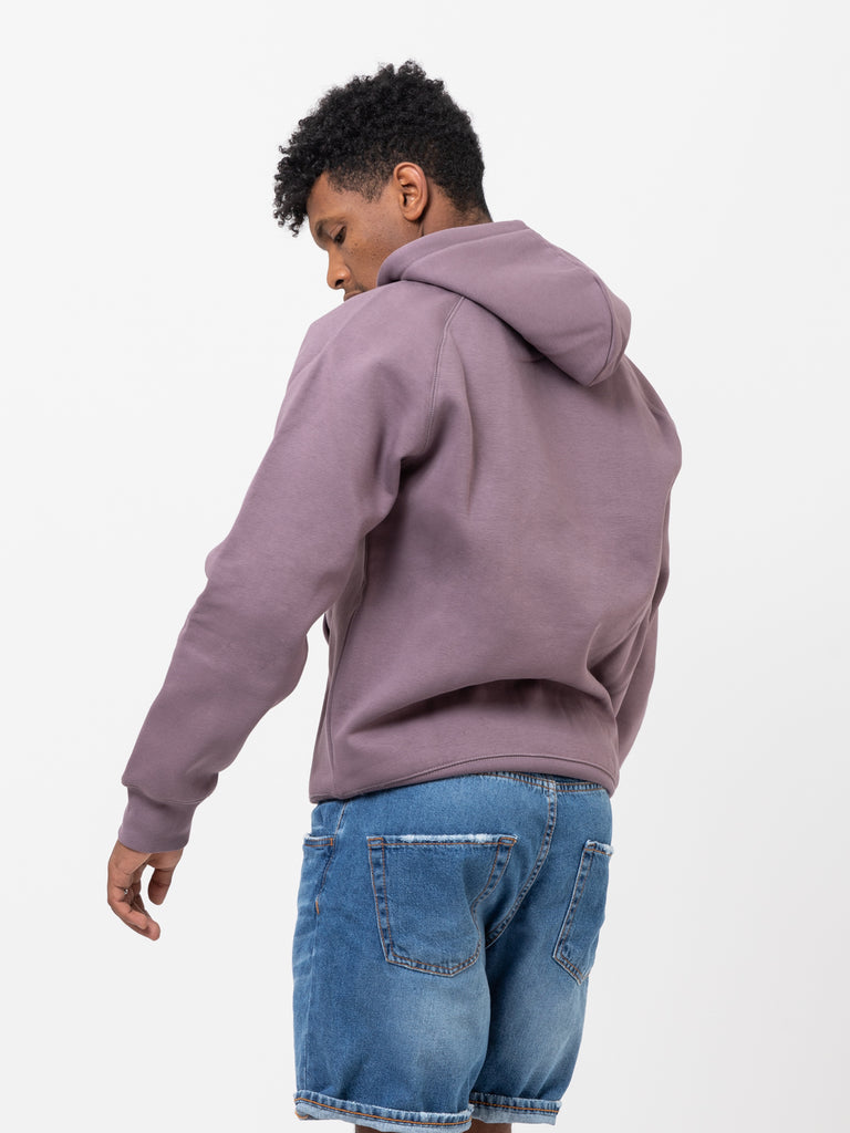 Carhartt WIP - Hooded Chase Sweat misty thistle / gold