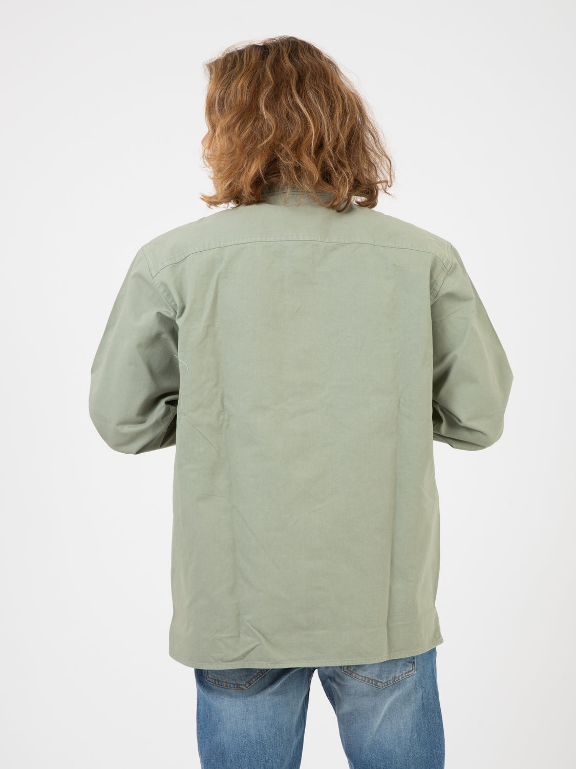 Reno Shirt Jac garment dyed yucca