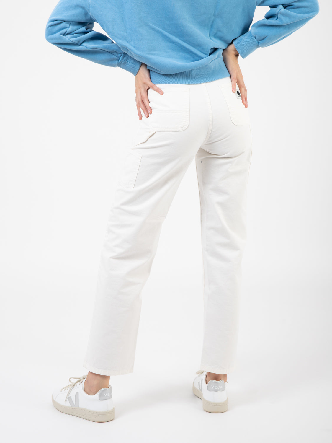 W' Pierce Pants Straight off-white rinsed