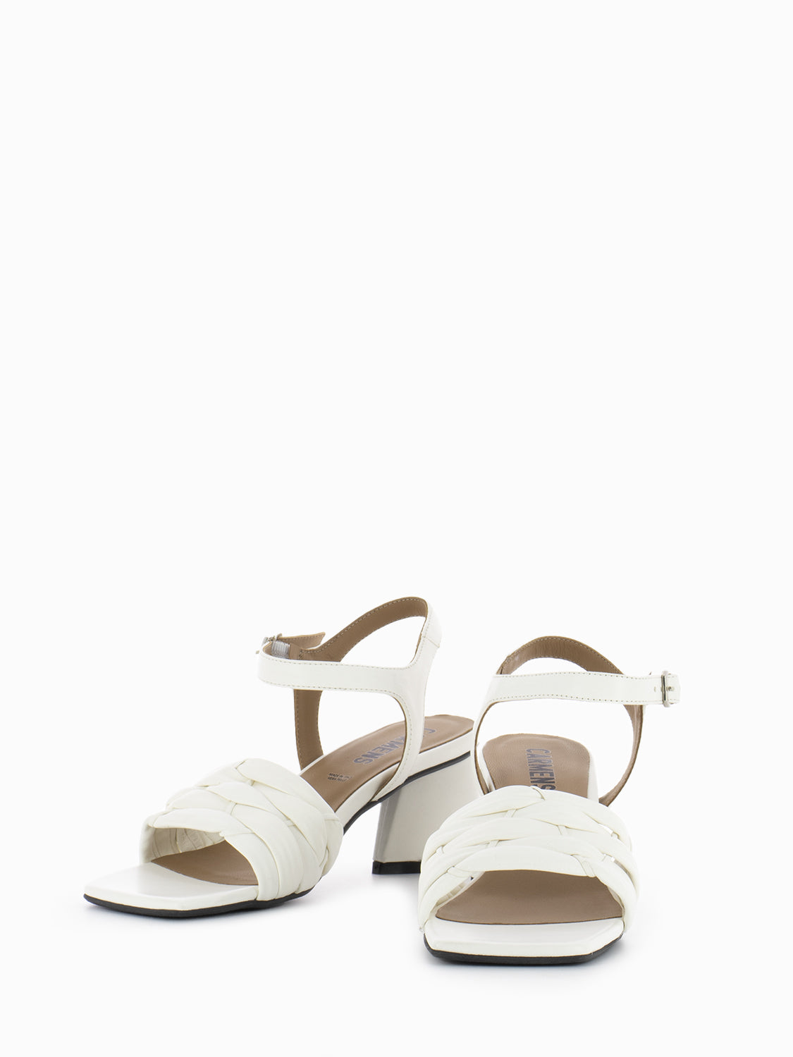 Carry Braid Nature White Sandals