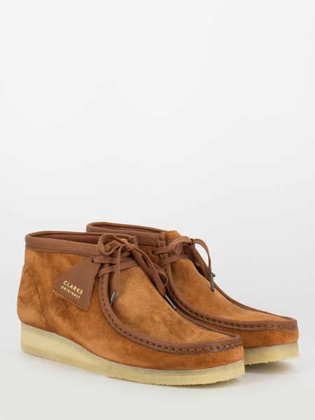 Wallabee Boot tan hairy suede