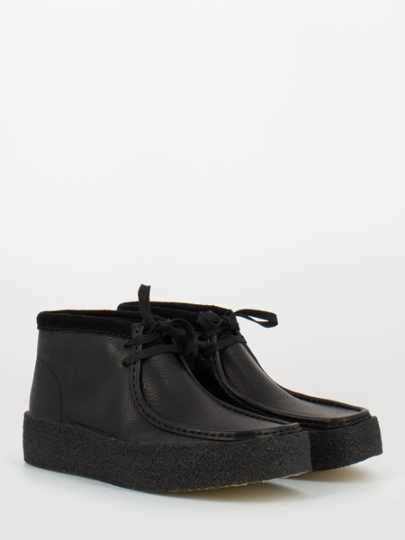 WallabeeCup Boot black leather