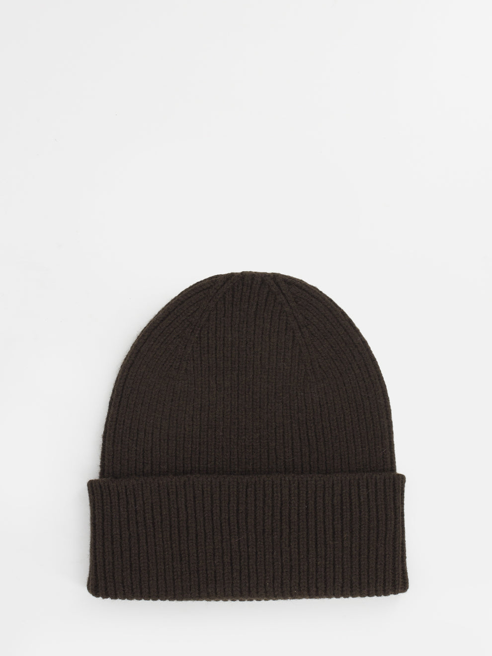Brown merino wool hat