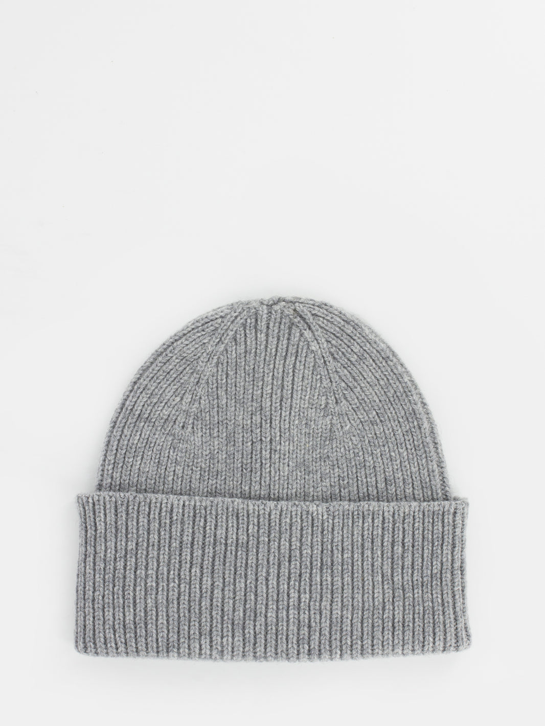 Grey merino wool hat