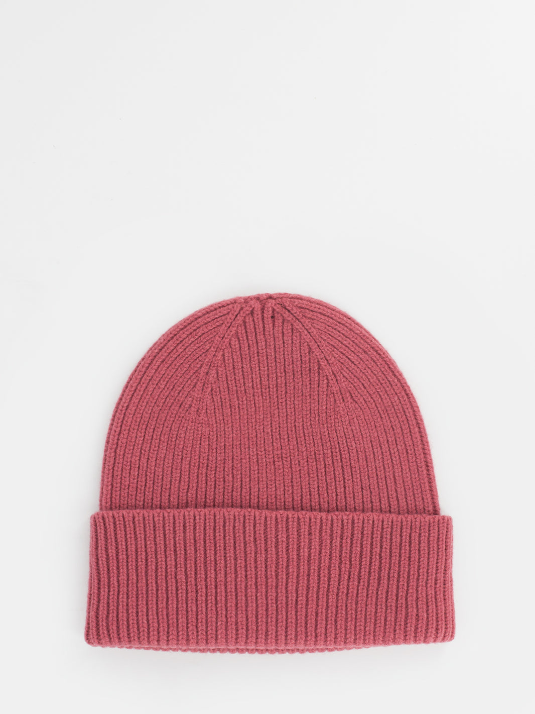 Pink merino wool hat