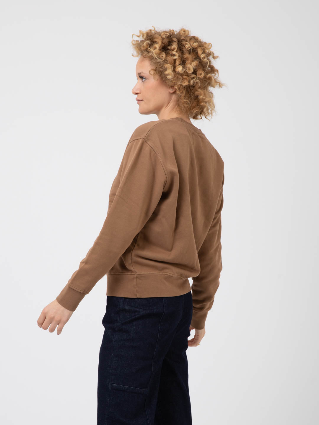 Felpa W Classic Organic sahara camel