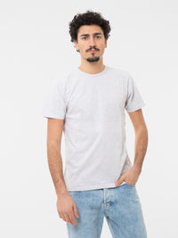 T-Shirt Classic Organic snow melange