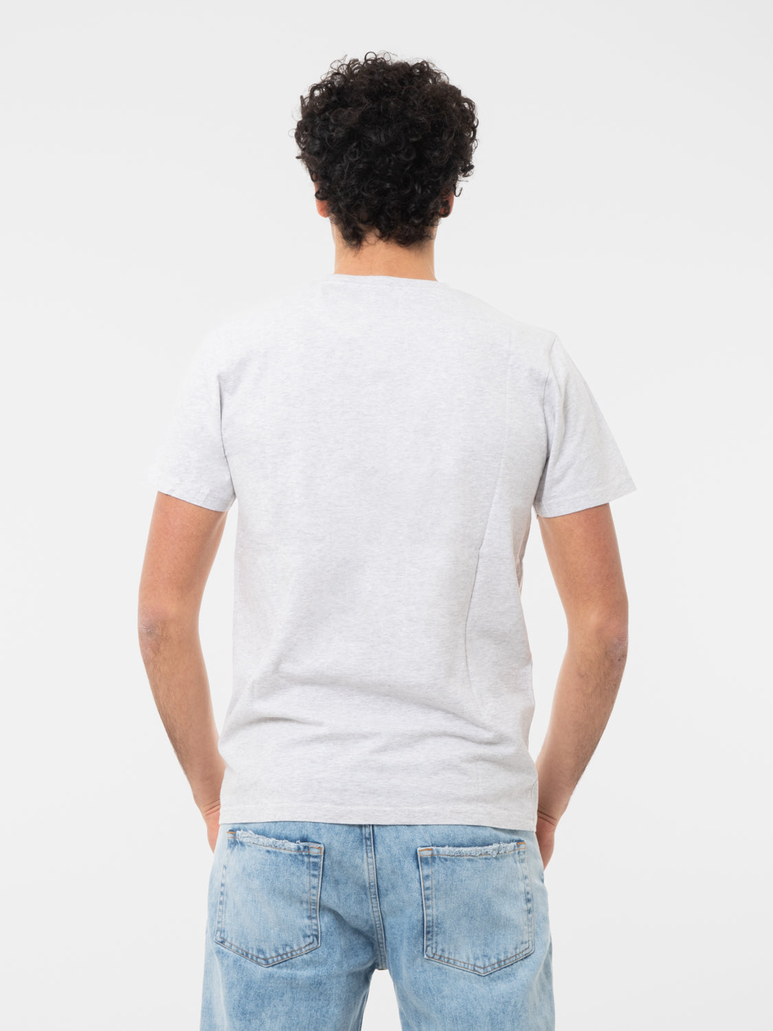 T-Shirt Classic Organic snow melange