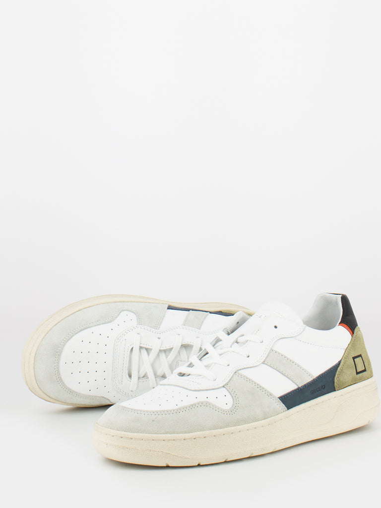 D.A.T.E. - Court 2.0 colored white / army