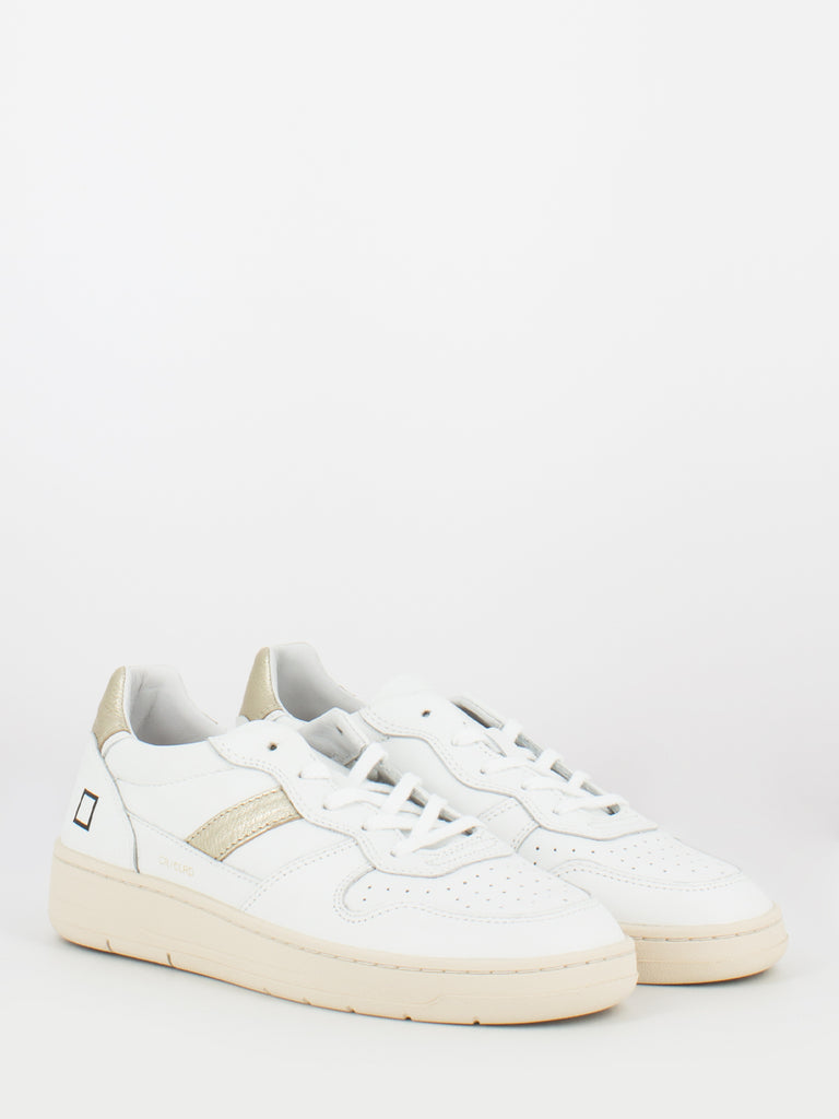 Date Sneakers COURT 2.0 COLORED WHITE-PLATINUM