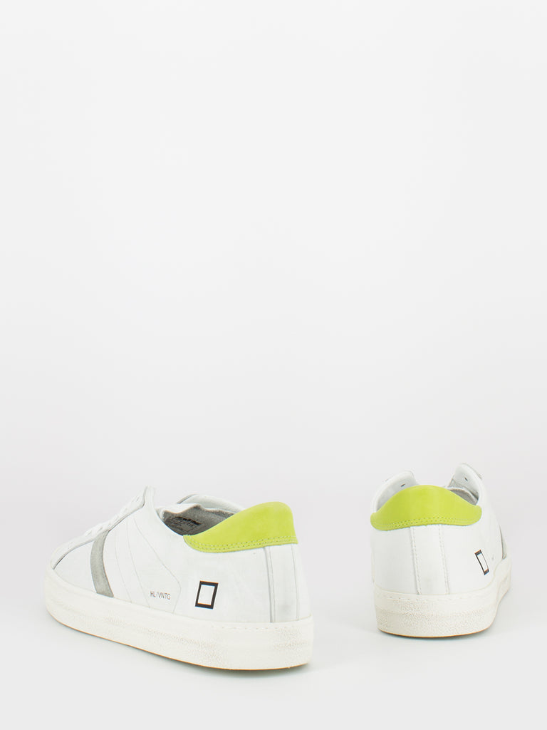 D.A.T.E. - Hill low vintage calf white / apple