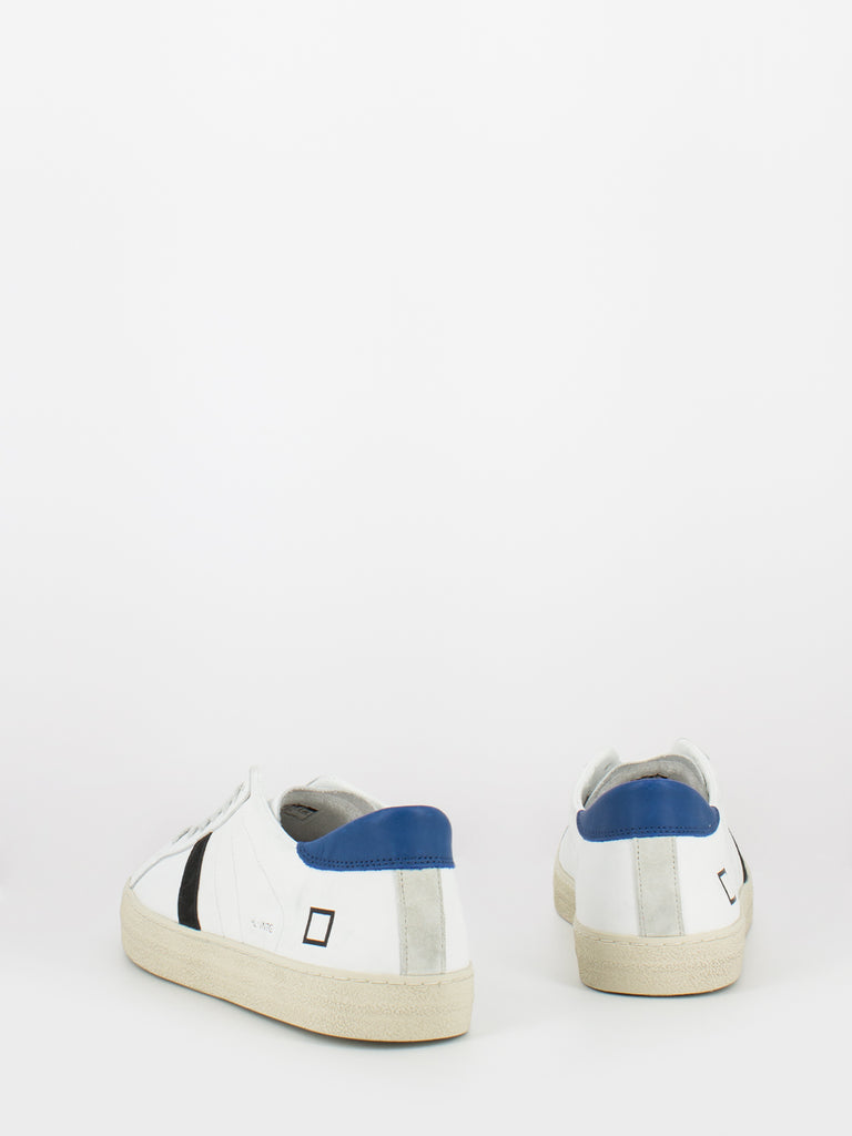 D.A.T.E. - Hill low vintage calf white / bluette