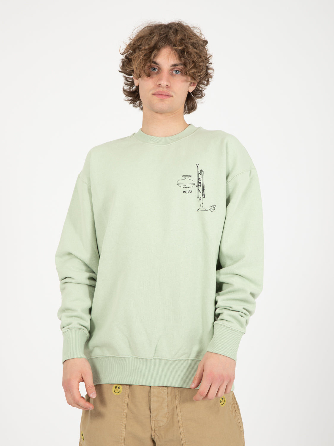RG Cato spearmint crewneck sweatshirt