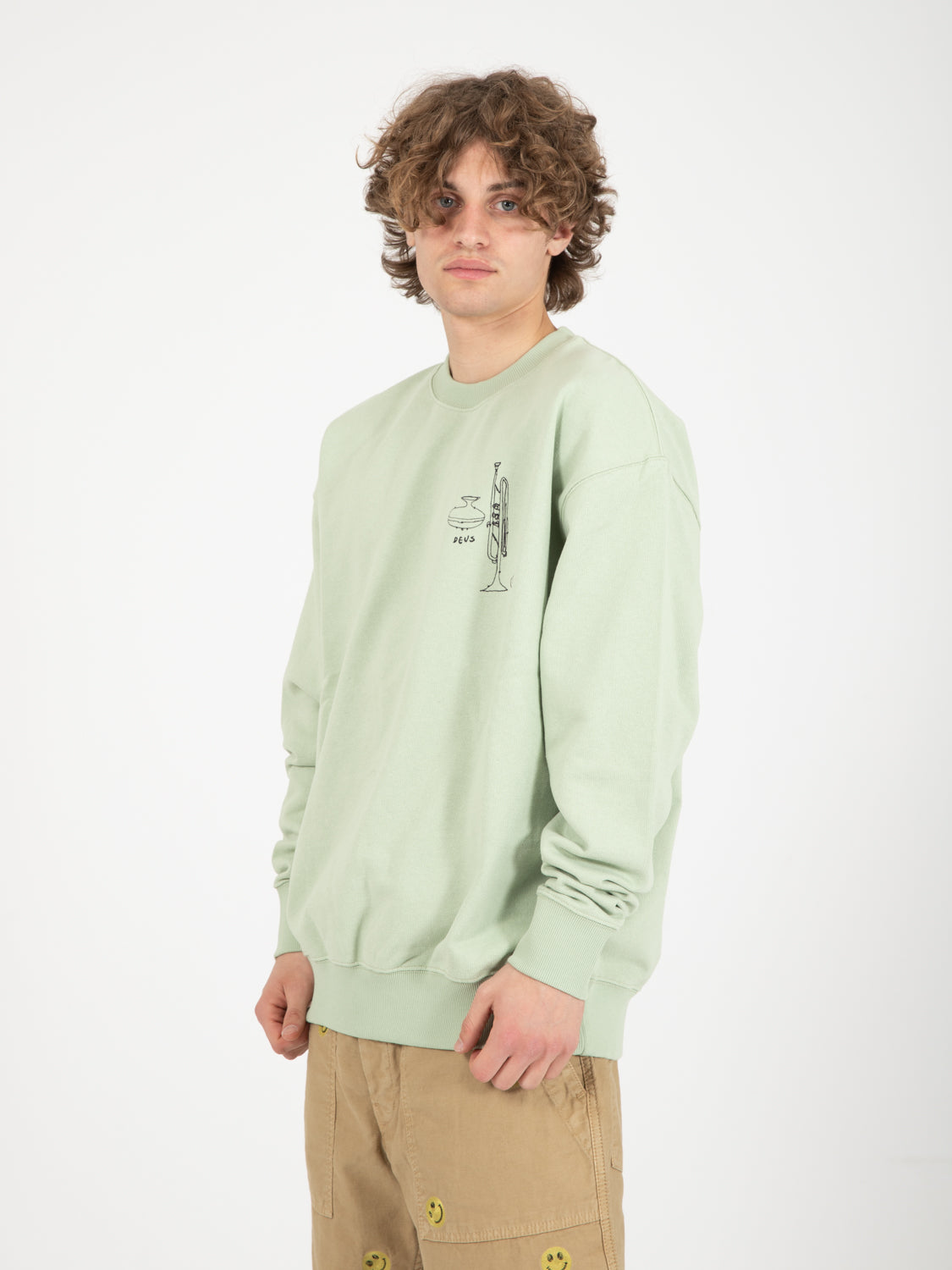 RG Cato spearmint crewneck sweatshirt