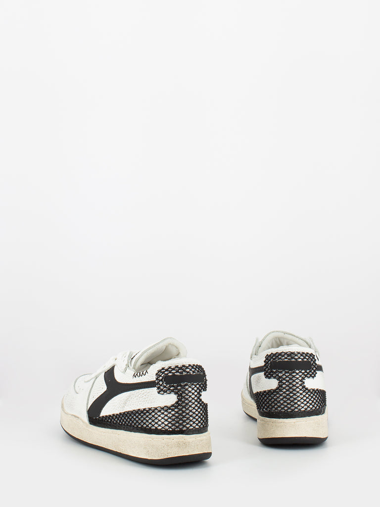 DIADORA HERITAGE - Mi Basket Row Cut Age of Beauty white / silver / black