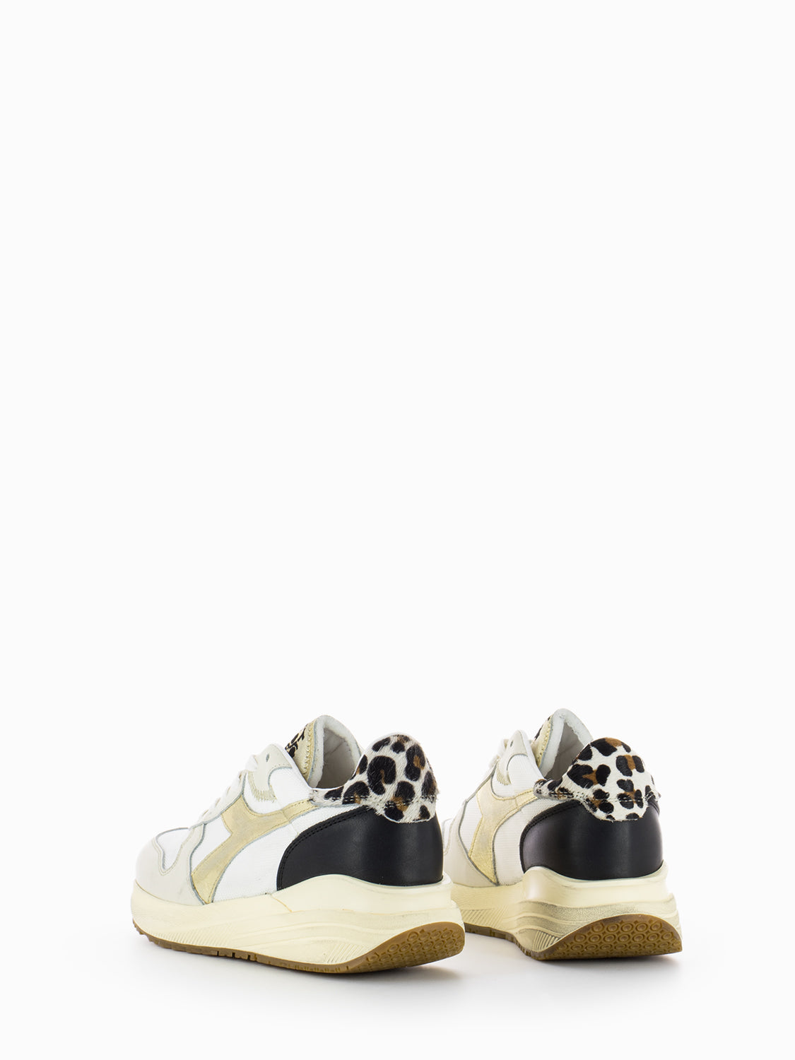 Sneakers Venus Metallic Animalier antique white