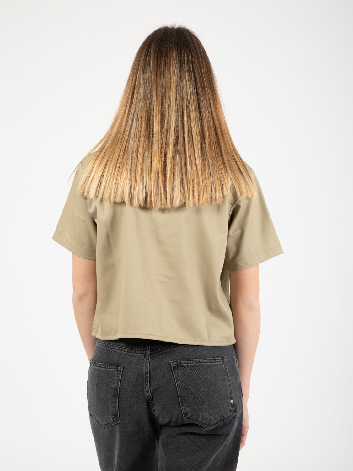 Camicia work S/S W rec khaki