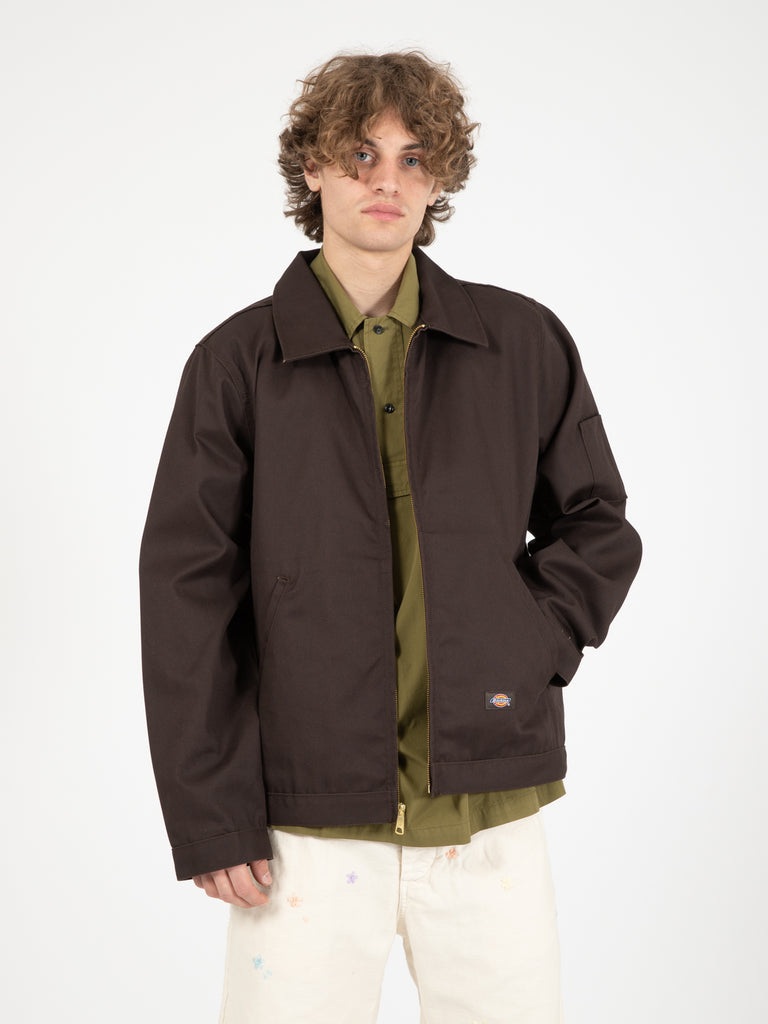 DICKIES - Giacca Eisenhower dark brown