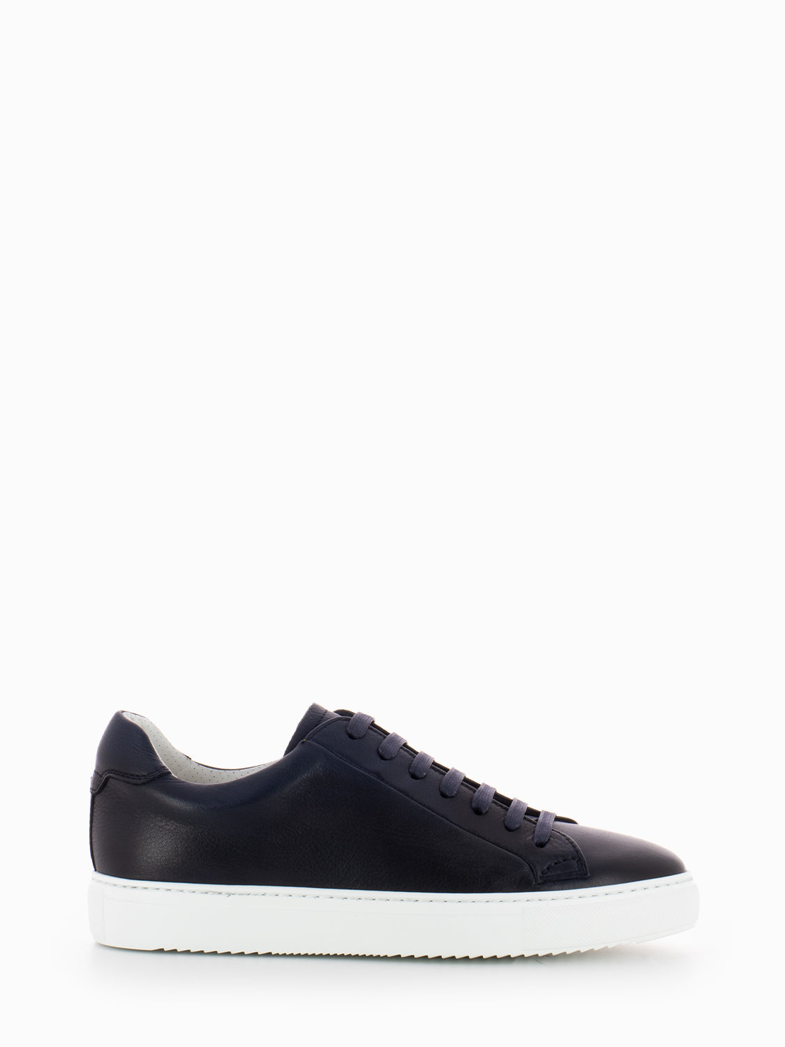 Boston sneakers blue white background