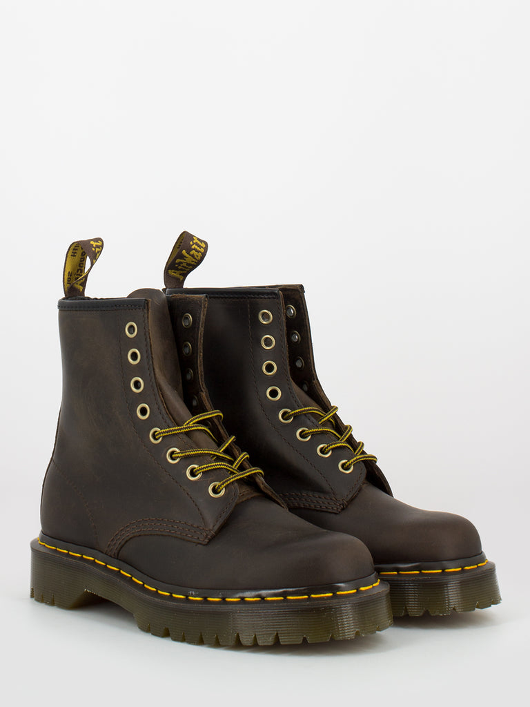 DR. MARTENS - Anfibi 1460 Bex Crazy Horse dark brown