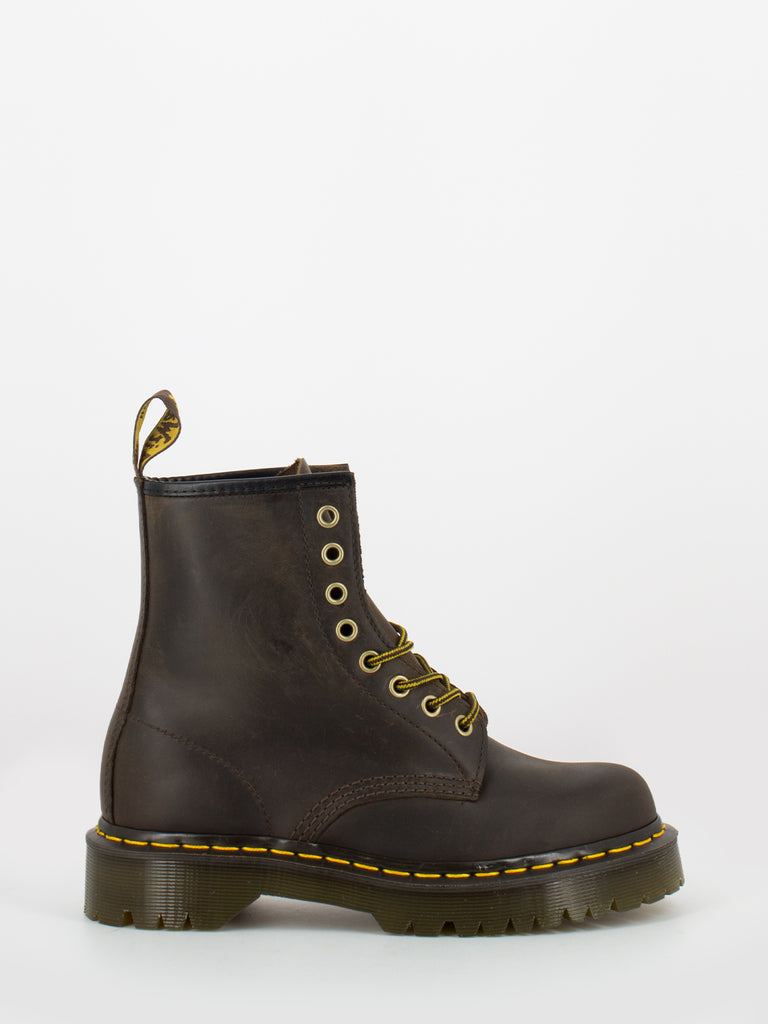 DR. MARTENS - Anfibi 1460 Bex Crazy Horse dark brown