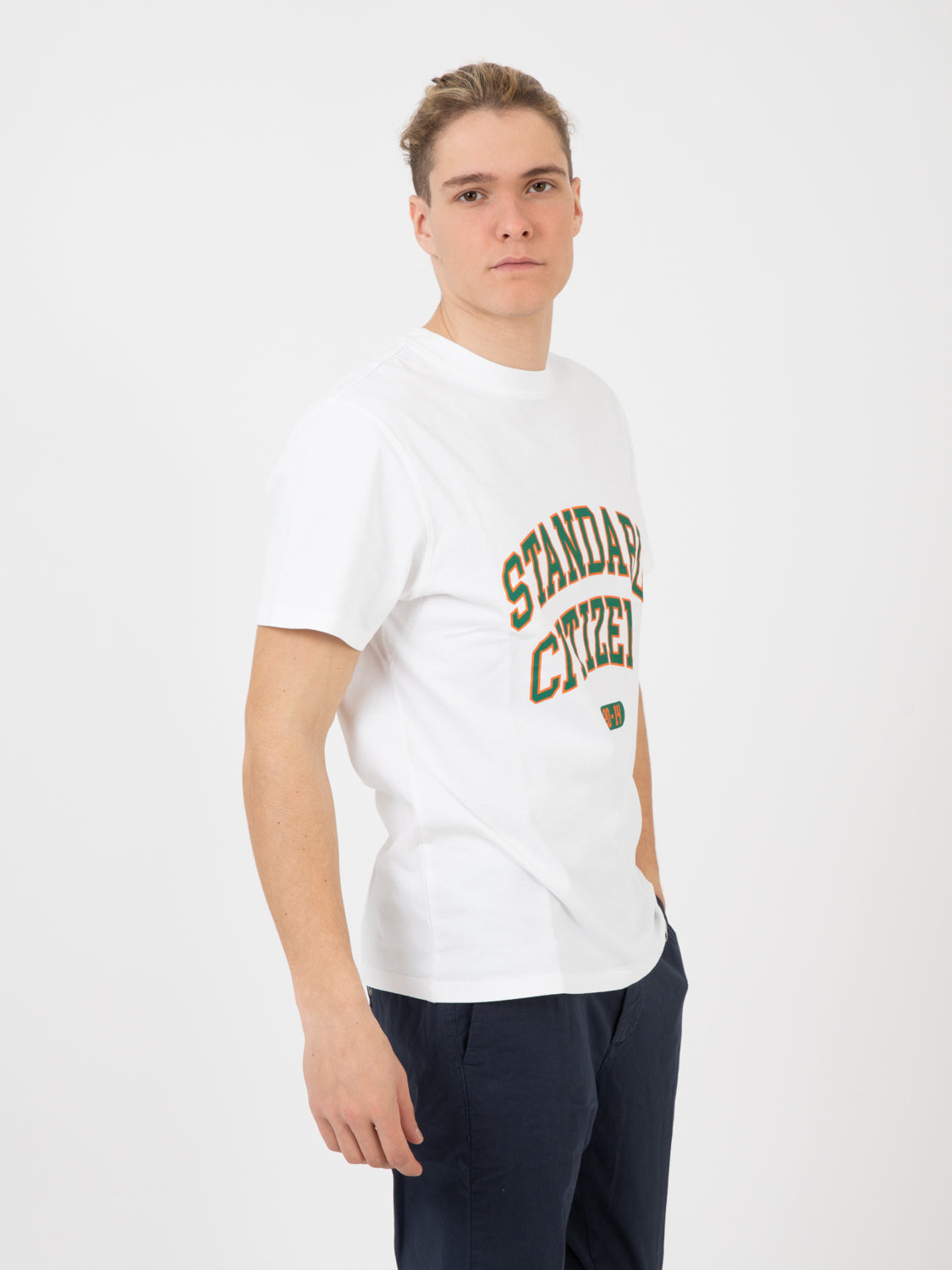 College Arch White T-Shirt