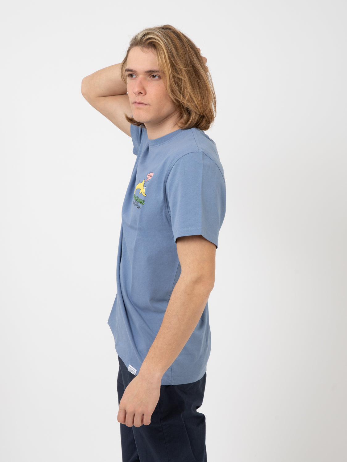 T-shirt Shelly plain steel