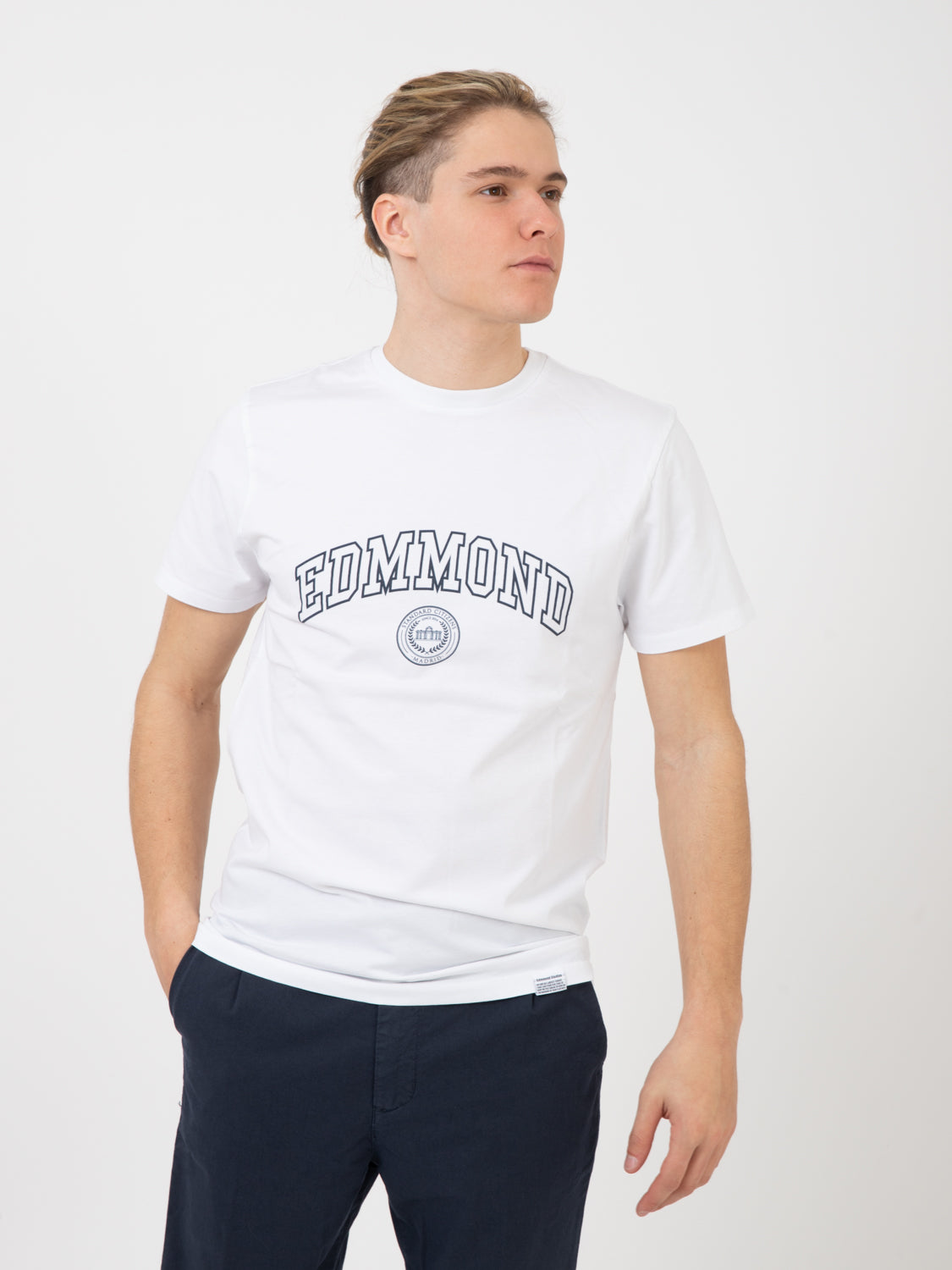 T-Shirt stamp white