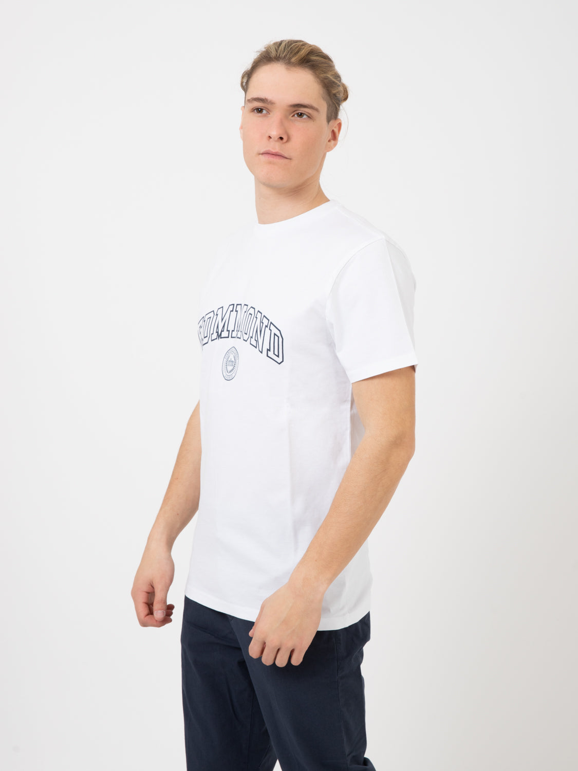 T-Shirt stamp white