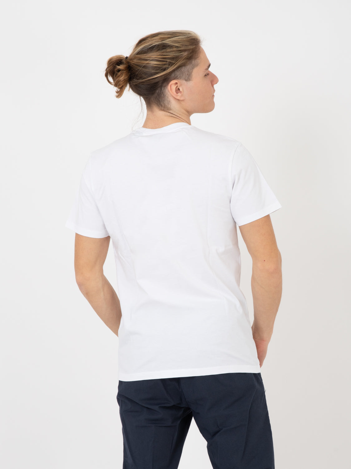 T-Shirt stamp white