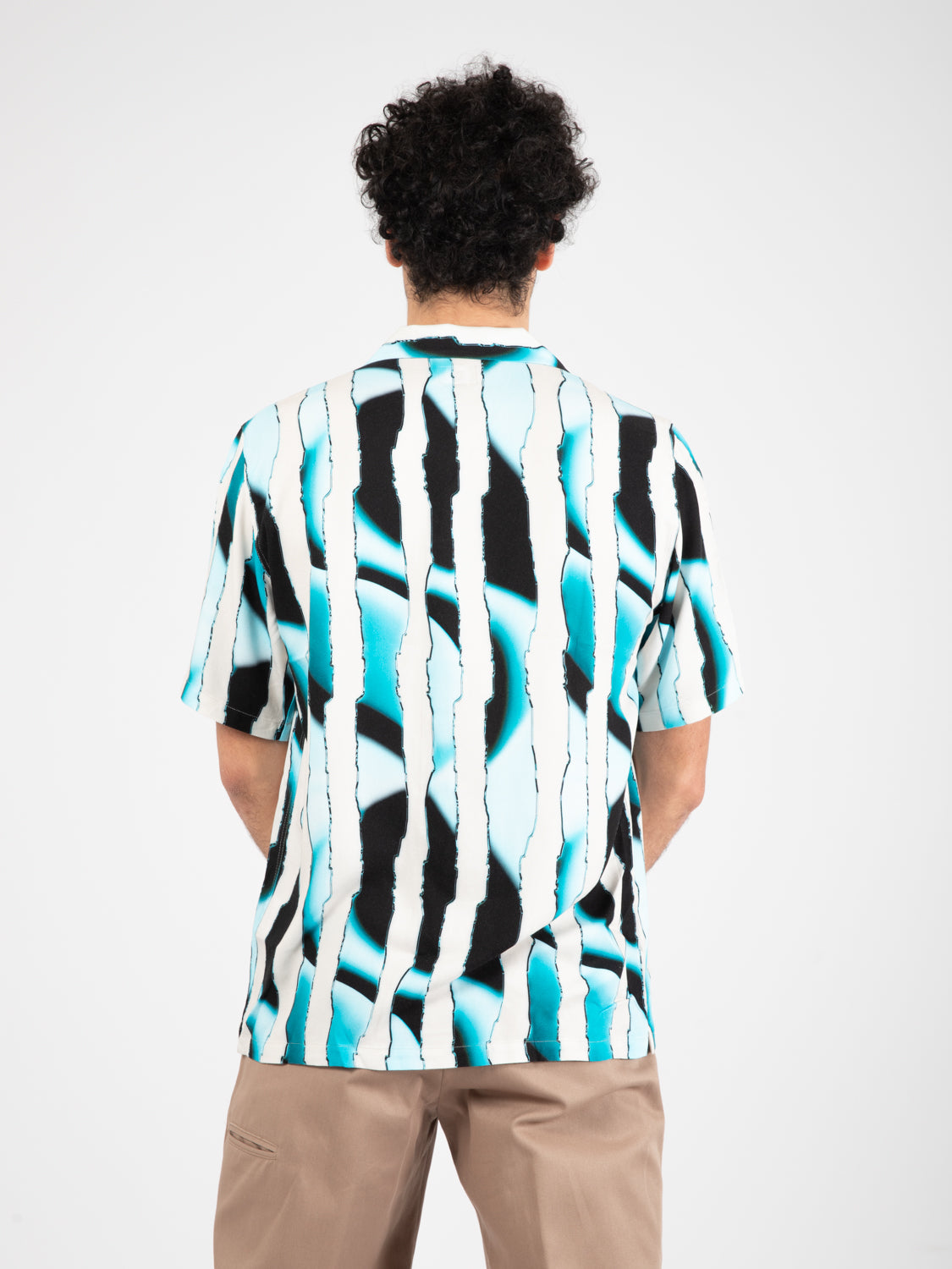 Multidimensional stripes shirt multicolor