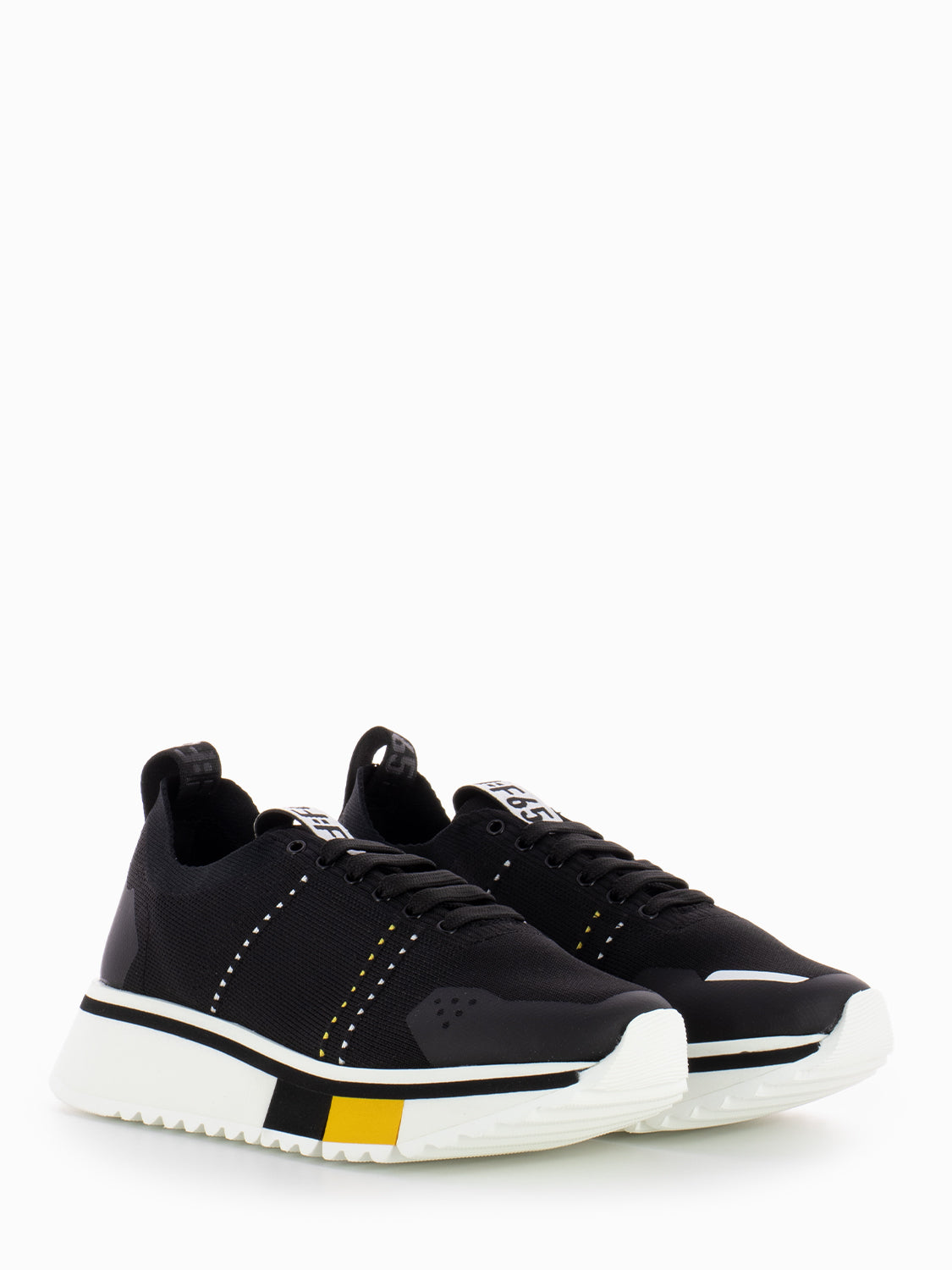 Sneakers F65 black / yellow