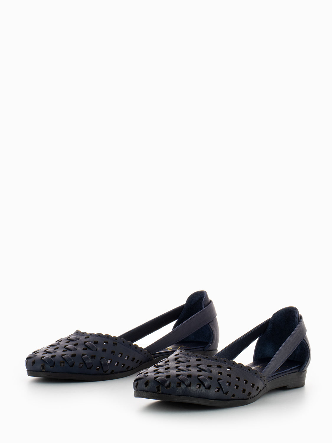 Ballerine traforate Feather navy