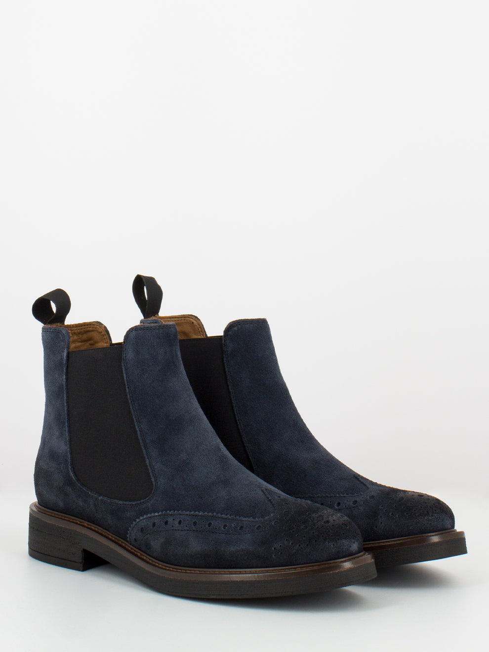Beatles blue waxy leather